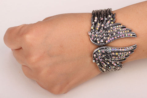 Angel Wings Crystal Bracelet (10 Colors) – Crazy Aunt Karen's